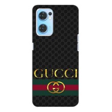 Чохли  GUCCI для Оппо Рено 7 (4G) (AlphaPrint) (Gucci оригінал)