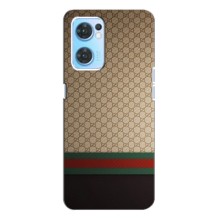 Чохли  GUCCI для Оппо Рено 7 (4G) (AlphaPrint) (Гуччі Фон)