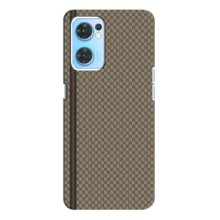 Чохли  GUCCI для Оппо Рено 7 (4G) (AlphaPrint) (Гуччі полоса)