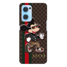 Чохли  GUCCI для Оппо Рено 7 (4G) (AlphaPrint) (Маус Гуччі)