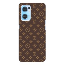 Чохли Луі Вітон для Oppo Reno7 4G (AlphaPrint - LOUIS VUITTON) (фон LOUIS VUITTON)