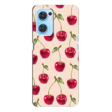 Чохли з фруктами для Oppo Reno7 4G (VPrint) (Черешня)