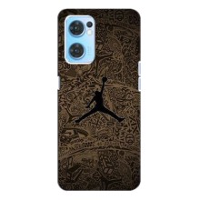 Чохли для Oppo Reno7 4G - з картинкою JORDAN (AlphaPrint) (Logo Jordan)