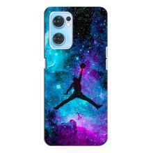 Чохли для Oppo Reno7 4G - з картинкою JORDAN (AlphaPrint) (Яскравий Джордан)
