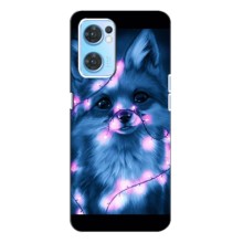 Чохли з картинкою Лисичка для Oppo Reno7 4G (VPrint) (Яскрава лисичка)