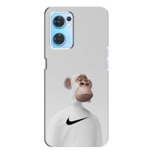 Чохли з Мавпами NFT для Oppo Reno7 4G (AlphaPrint) (мавпа NFT Nike)