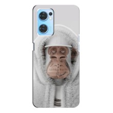 Чохли з Мавпами NFT для Oppo Reno7 4G (AlphaPrint) (мавпа NFT в тату)