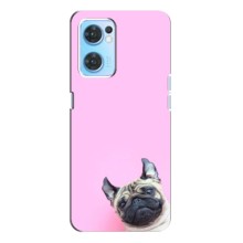 Чохли з собаками для Oppo Reno7 4G (VPrint) (Смішна собака)