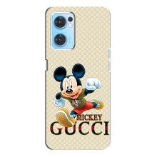 Чохол Disney Mouse Oppo Reno7 4G (PREMIUMPrint) (Mikki Gucci)