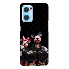 Чохол Disney Mouse Oppo Reno7 4G (PREMIUMPrint) (Родина Маусів)