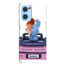 Чохол з друком для Oppo Reno7 4G - (Мода) (AlphaPrint) (На машині)