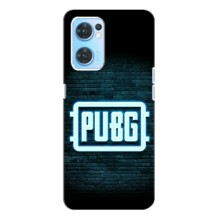 Чеjхол PUBG для Оппо Рено 7 (4G) (AlphaPrint) (Лого PUBG)