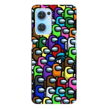 Чохли Амонг Ас для Oppo Reno7 4G (AlphaPrint) (Убитий)