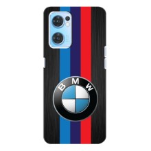 Чохол для Оппо Рено 7 (4G) - з принтом БМВ (AlphaPrint) (Лого BMW)