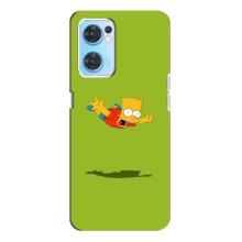 Чjхол з Сімпсонами для Oppo Reno7 4G (VPrint) (Барт Сімпсон)