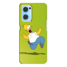 Чjхол з Сімпсонами для Oppo Reno7 4G (VPrint) (Гомер Сімпсон)