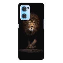 Чохол з картинкою ЛЕВ для Oppo Reno7 4G (VPrint) (Лев)