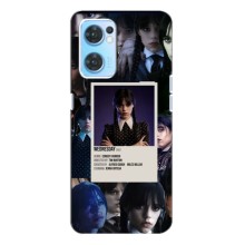 Чохли Венсдей на Oppo Reno7 4G Уенсдей (AlphaPrint) (колаж Венздей)