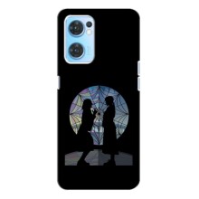Чохли Венсдей на Oppo Reno7 4G Уенсдей (AlphaPrint) (кімната Венздей)