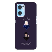 Чохли Венсдей на Oppo Reno7 4G Уенсдей (AlphaPrint) (Венздей і подруга)
