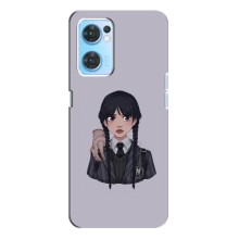 Чохли Венсдей на Oppo Reno7 4G Уенсдей (AlphaPrint) (Венздей і Річ)