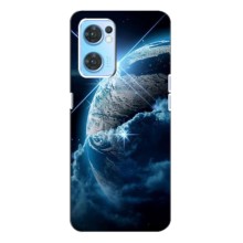 Космические Чехлы для Оппо Рено 7 (4G) (VPrint) (Земля з космоса)