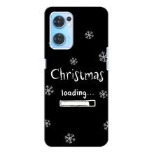 Різдвяні, Святкові Чохли для Оппо Рено 7 (4G) (Christmas loading)