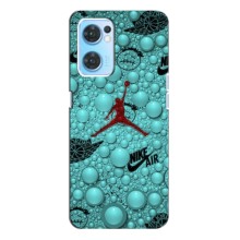 Силіконовый Чохол Nike Air Jordan на Оппо Рено 7 (4G) – Джордан Найк