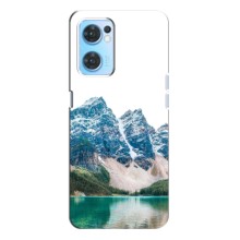Силіконовий чохол з КАРТИНКАМИ літо для Oppo Reno7 4G (AlphaPrint) (Гори)