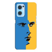Украинские Чехлы для Oppo Reno7 4G с картинкой УПА (AlphaPrint) (Степан Бандера)