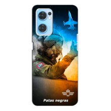 Захисні чохли (Призрак Киева) для Oppo Reno7 4G (AlphaPrint) (Герой Києва)