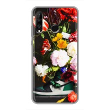 Брендновые Чехлы для Huawei P30 Lite - (PREMIUMPrint) – Nike цветы