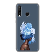 Чехлы (ART) Цветы на Huawei P30 Lite (VPrint) (Цветы на голове)