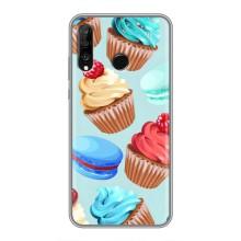 Чехлы с Фруктами для Huawei P30 Lite (VPrint) (Кексики)