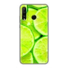 Чехлы с Фруктами для Huawei P30 Lite (VPrint) (Лайм)