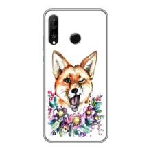 Чохли з картинкою Лисичка для Huawei P30 Lite (VPrint) (Весела лисичка)