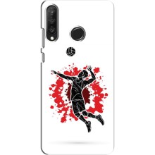 Чехлы с принтом Спортивная тематика для Huawei P30 Lite – Волейболист