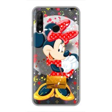 Чехол Disney Mouse Huawei P30 Lite (PREMIUMPrint) (Minni с бантиком)