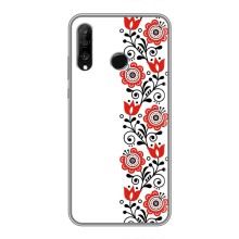 Чехол для Патриота Украины Huawei P30 Lite - (AlphaPrint) (Яркая вишиванка)