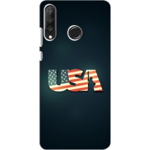 Чехол Флаг USA для Huawei P30 Lite – USA