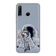 Чохол NASA для Huawei P30 Lite (AlphaPrint) (Космонавт фото)