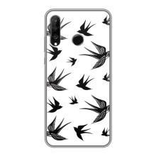 Чохол з пташками на Huawei P30 Lite (VPrint) (Ластівки)