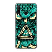 Чохол з пташками на Huawei P30 Lite (VPrint) (Сова з оком)