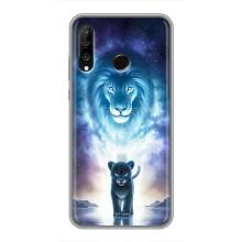 Чохол з картинкою ЛЕВ для Huawei P30 Lite (VPrint) (Маленький лев)