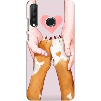 Чехол (ТПУ) Милые собачки для Huawei P30 Lite – Любовь к собакам