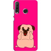 Чехол (ТПУ) Милые собачки для Huawei P30 Lite (Веселый Мопсик)