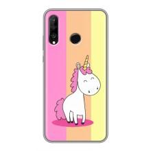 Чехол Unicorn на Huawei P30 Lite (Радужный Единорог)
