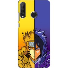 Купить Чехлы на телефон с принтом Anime для Хуавей П30 Лайт (Naruto Vs Sasuke)