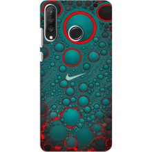 Силиконовый Чехол на Huawei P30 Lite с картинкой Nike – Найк зеленый