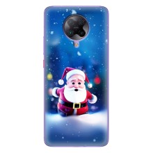 Чехлы на Новый Год Xiaomi POCO F2 Pro (Маленький Дед Мороз)